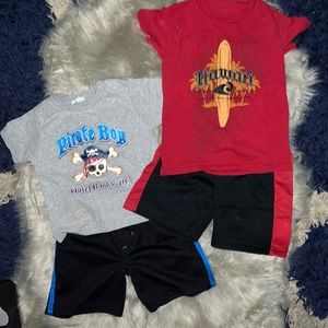 4 piece (2 outfits) Boy Sets